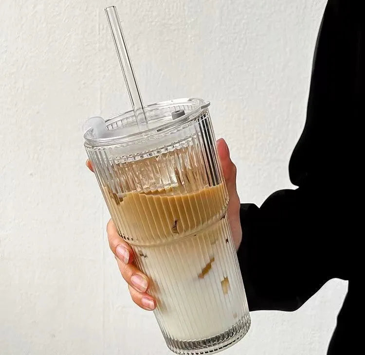 Nordic Coffee Cup With Lid And Straw