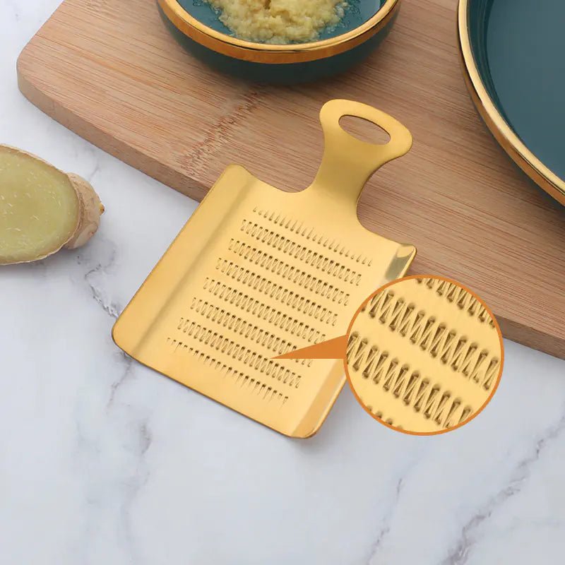 Stainless Steel Manual Ginger Grater for Home Kitchen - Lunqara