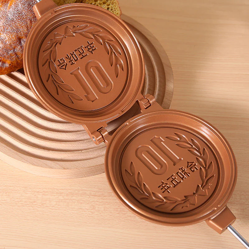 Japanese Coin Shape Double Pancake Baking Tray - Lunqara 
