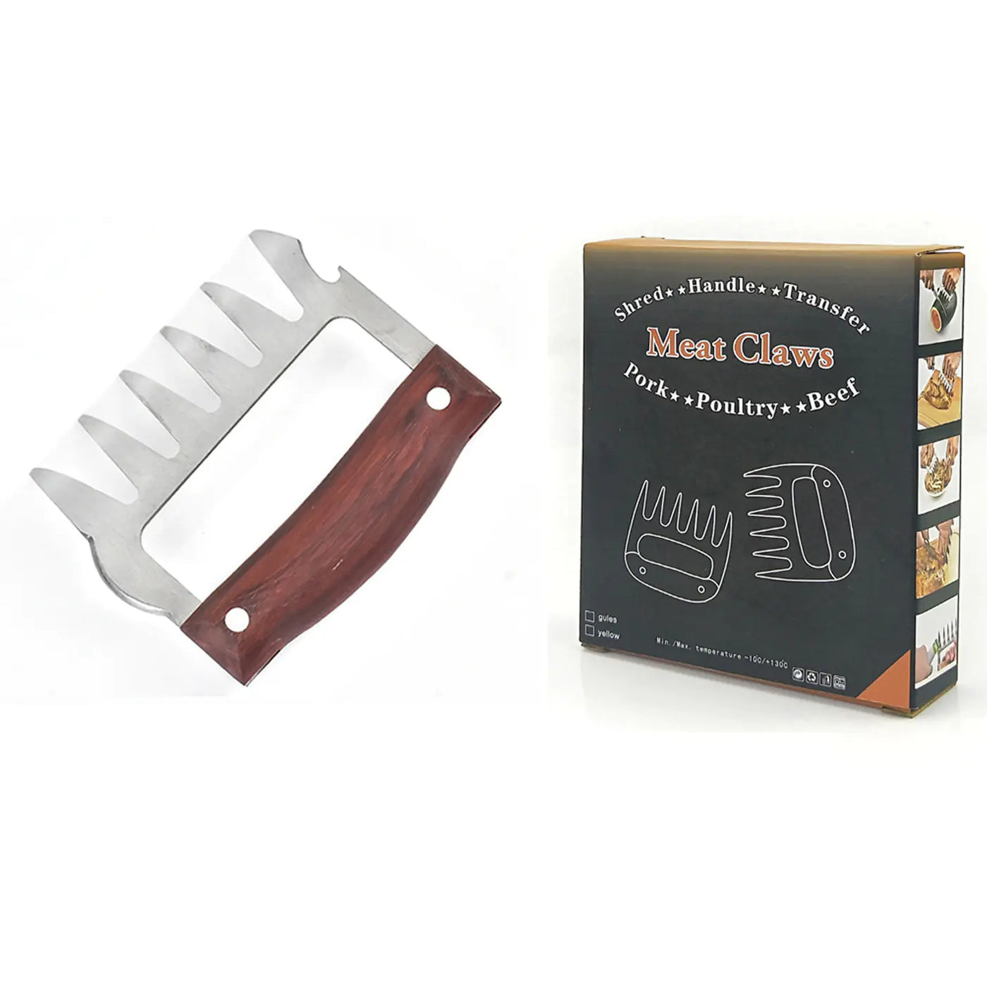 BBQ Meat Shredder Claws - Multi-Functional Tool - Lunqara 