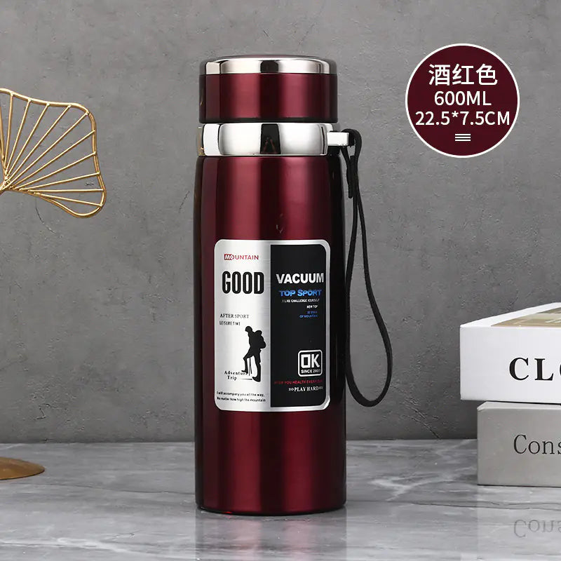Stainless Steel Insulated Tea Cup 1000ml for Outdoors - Lunqara 