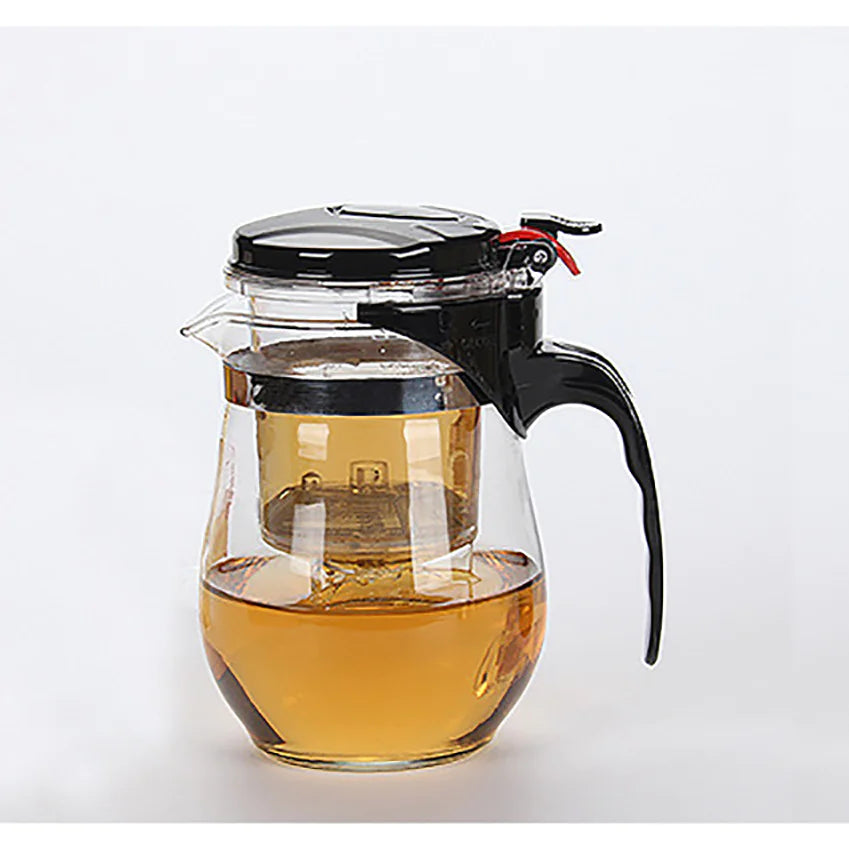 Tea Brewing Pot with Removable Filter and Tea Cups - Lunqara 