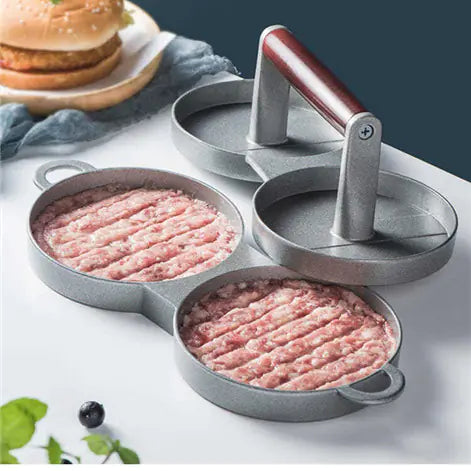 Aluminum Alloy Round Burger Press for Kitchen Use - Lunqara 