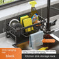 Multifunctional Kitchen Sink Organizer with Draining Rack - Lunqara 