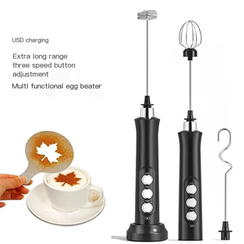 Portable USB Rechargeable Electric Milk Frother
