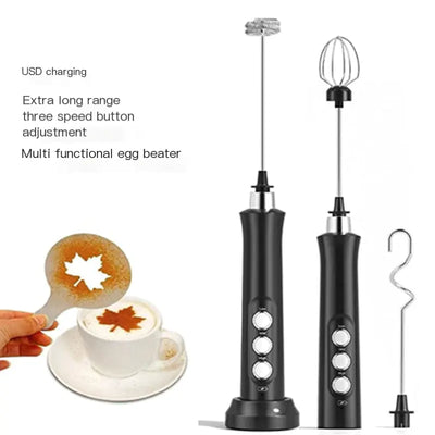Portable USB Rechargeable Electric Milk Frother