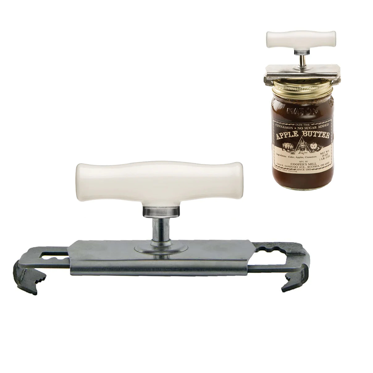 Open Sesame Vintage Style Grip and Twist Jar Opener With Handle - Lunqara 