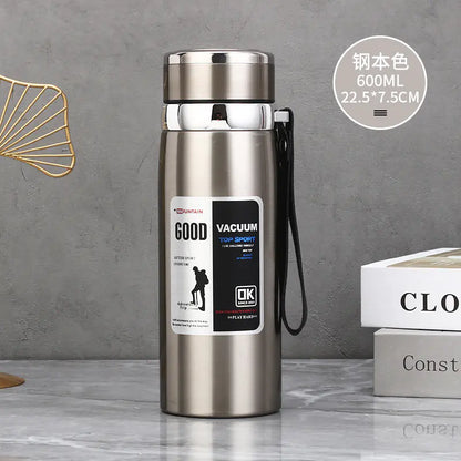 Stainless Steel Insulated Tea Cup 1000ml for Outdoors - Lunqara 