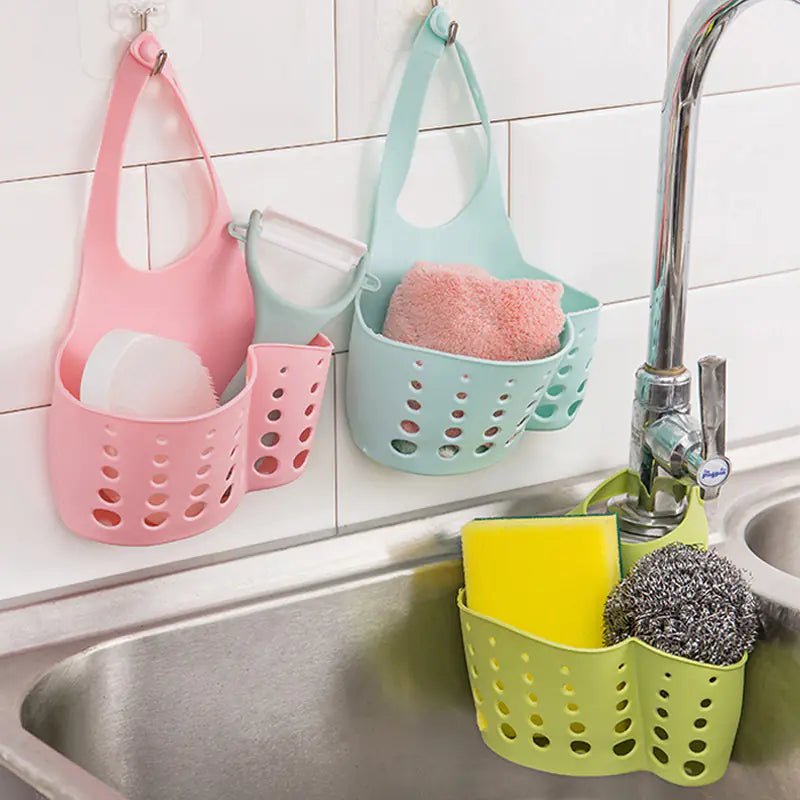 Hanging Bag for Kitchen Utensils and Sink Drain - Lunqara