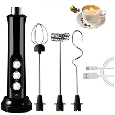 Portable USB Rechargeable Electric Milk Frother