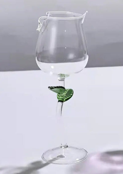 Creative Shark High Wine Glass with Octopus Design - Lunqara