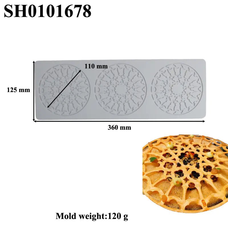 Silicone Leaf - Shaped Platter Molds for Desserts - Lunqara