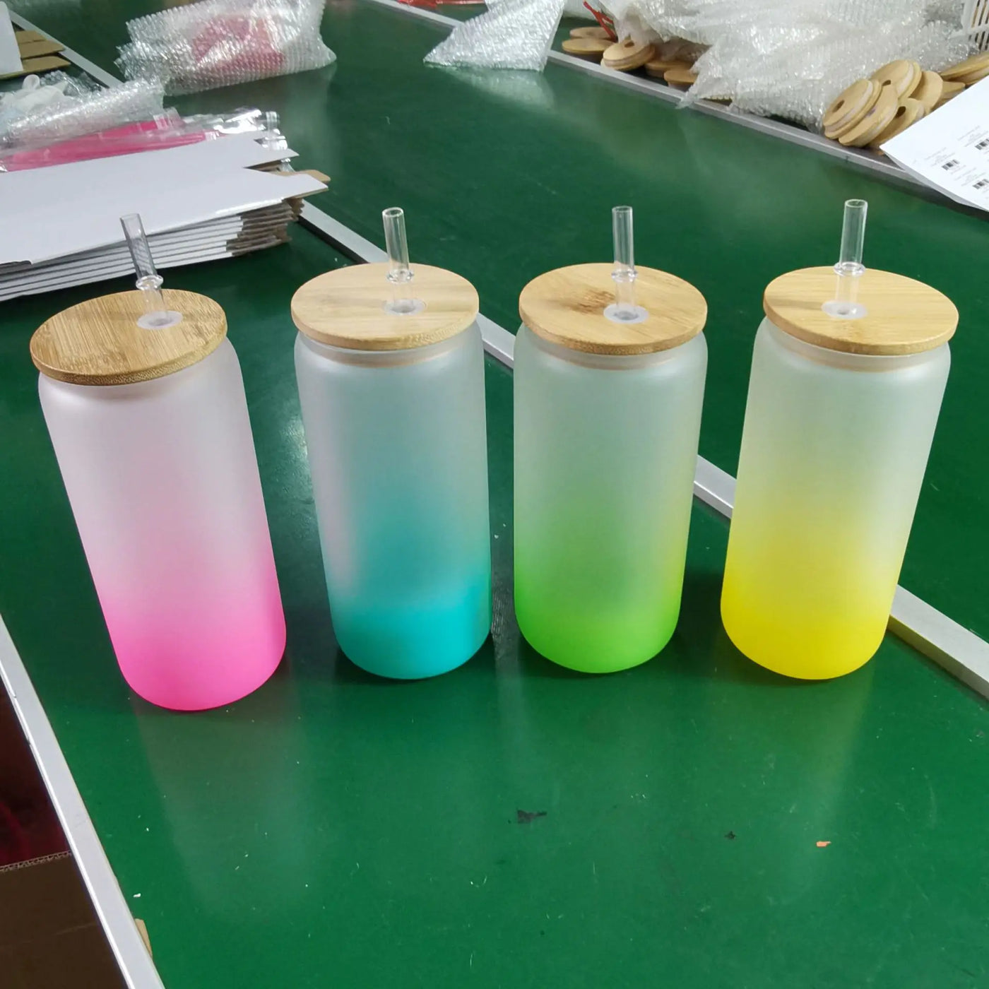 16oz High Borosilicate Glass Beer and Cola Cup - Lunqara 