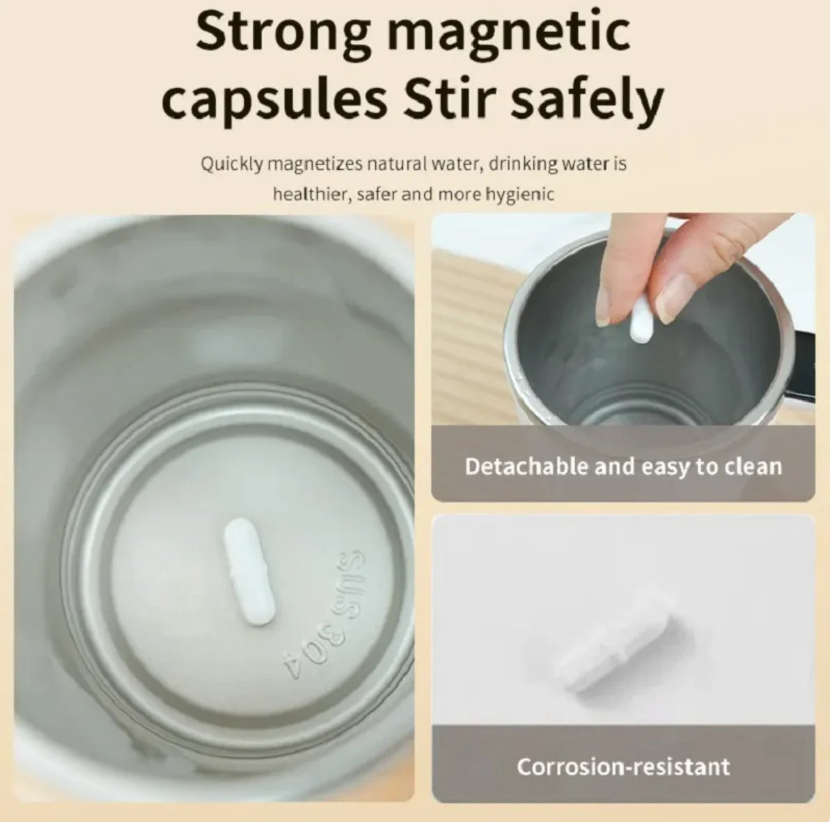 Automatic Self-Stirring Coffee Mug - Lunqara 