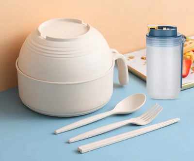 Instant Noodle Bowl With Lid Lunch Box Bowl