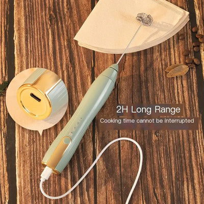 Electric Whisk for Cream and Coffee Frothing Machine - Lunqara