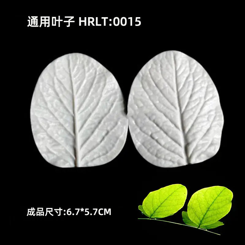 3D Silicone Molds for Leaf and Petal Decorations