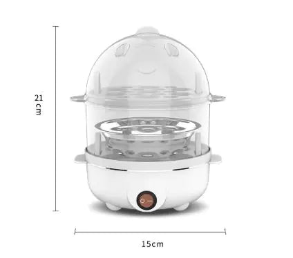 Double Layer Stainless Steel Egg Poacher - Lunqara 