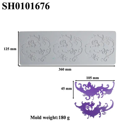 Silicone Leaf-Shaped Platter Molds for Desserts - Lunqara 