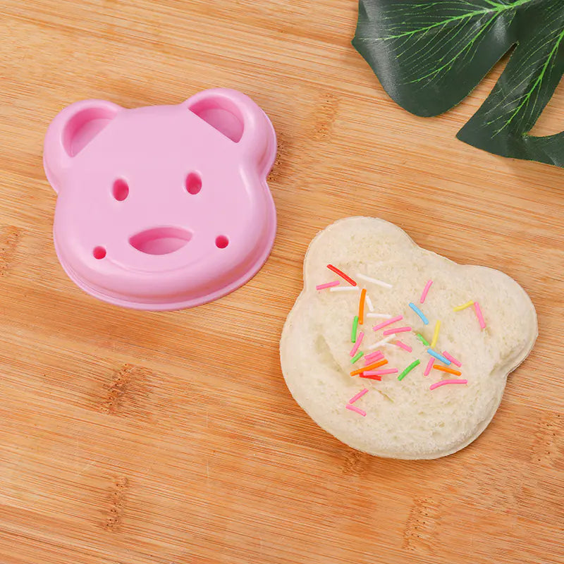 DIY Cartoon Sandwich Molds for Toast and Bento