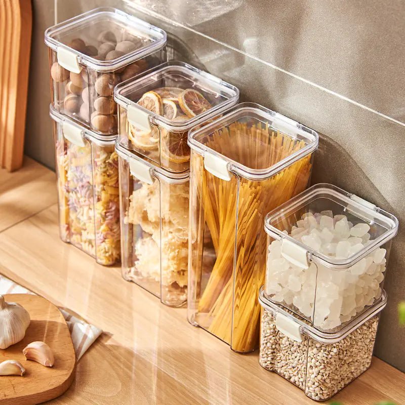 Food - Grade Plastic Sealing Jar for Snacks and Storage - Lunqara
