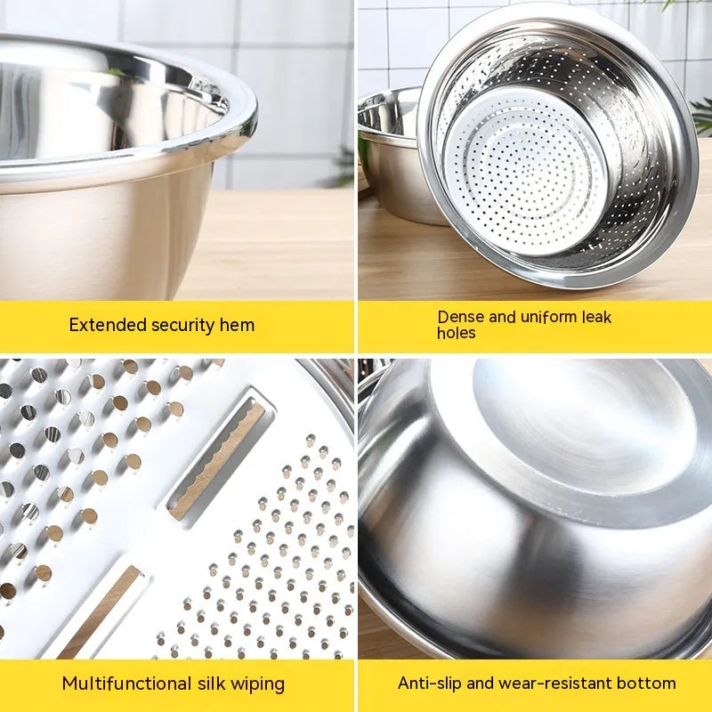 Stainless Steel Multi-function Grater Household - Lunqara 