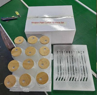 16oz High Borosilicate Glass Beer and Cola Cup - Lunqara 