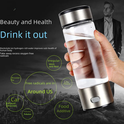 Portable Hydrogen Water Cup with Ionization Features - Lunqara