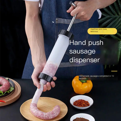 Manual Sausage Stuffer for Home Use and Crafting - Lunqara 
