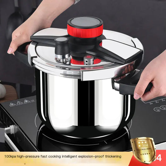 304 Stainless Steel High-Pressure Cooker for Kitchen Use