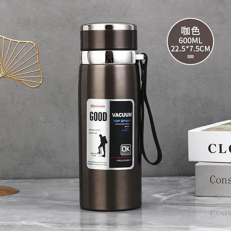 Stainless Steel Insulated Tea Cup 1000ml for Outdoors - Lunqara 