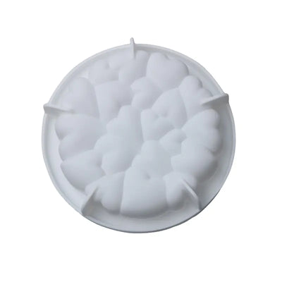 7-Inch Heart-Shaped Silicone Mold for DIY Baking