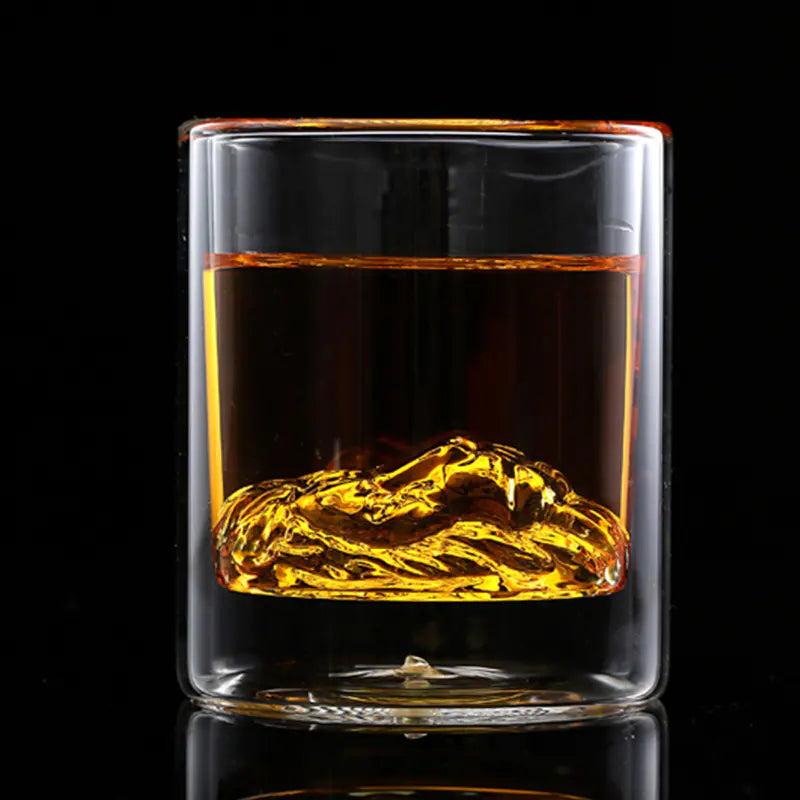 Creative Double-Layer Borosilicate Glass Mug - Lunqara 