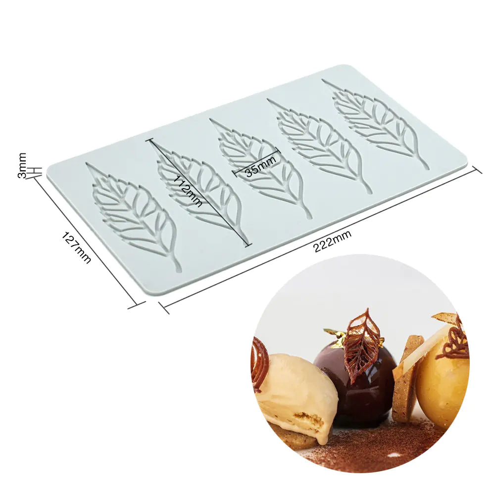 Silicone Mold for Petal Leaf Geometric Baking Decor - Lunqara 