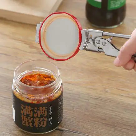 Premium Stainless Steel Adjustable Jar Opener – Multi-Function Screw Cap Tool - Lunqara 