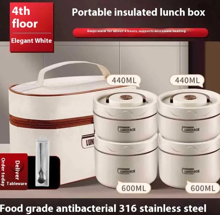 Multi-layer Extra Long Insulation Lunch Box
