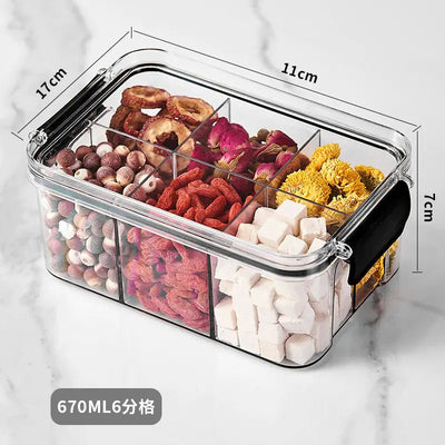 Food - Grade Plastic Sealing Jar for Snacks and Storage - Lunqara