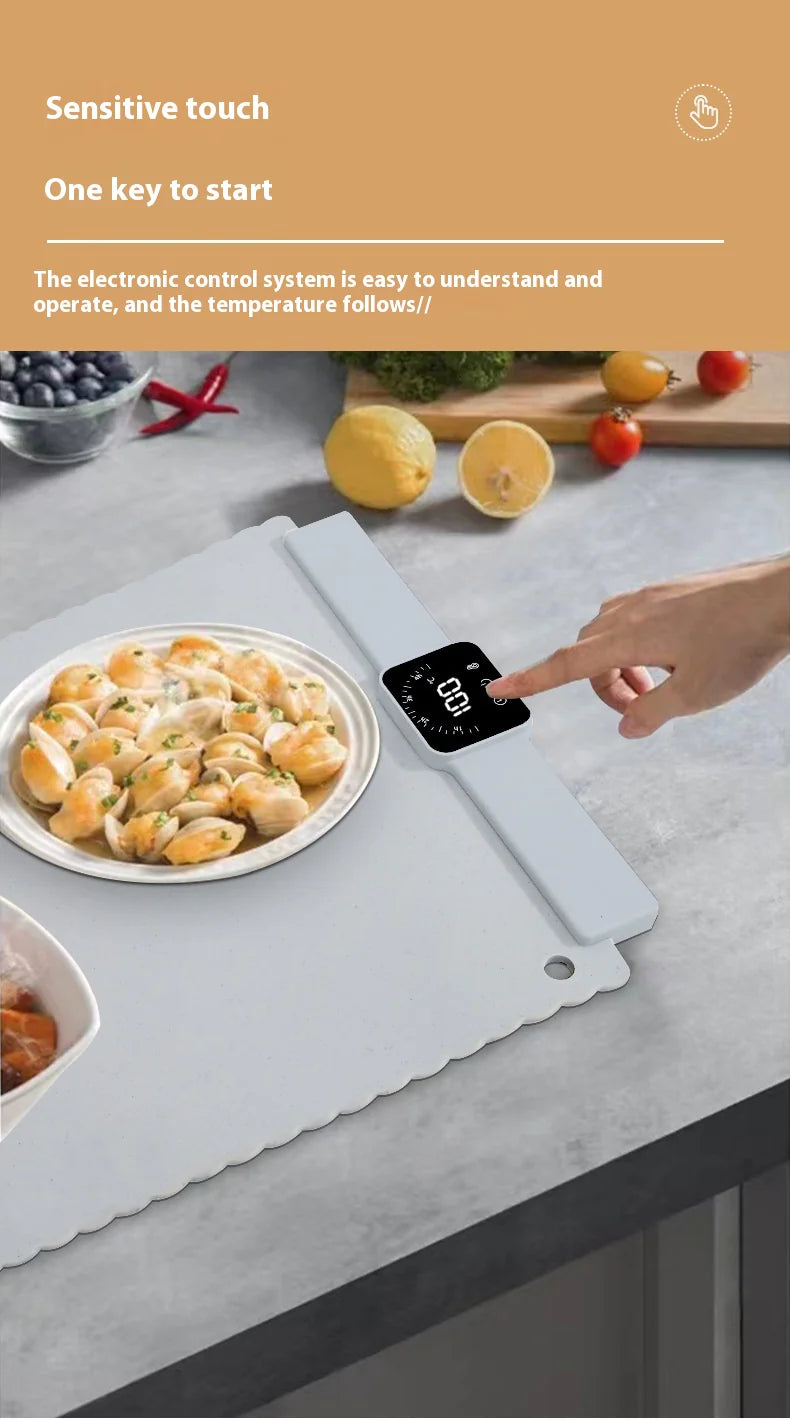 Silicone Roll-Up Warming Plate - Lunqara 