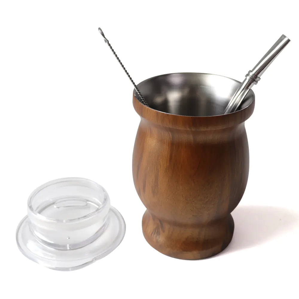 Stainless Steel Gourd Tea Cup from Argentina - Lunqara 