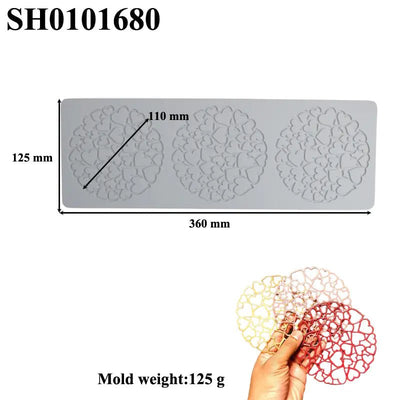 Silicone Leaf - Shaped Platter Molds for Desserts - Lunqara