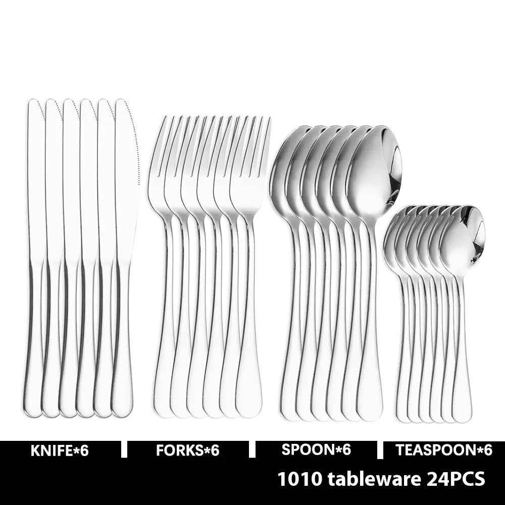 Stainless Steel Tableware Set