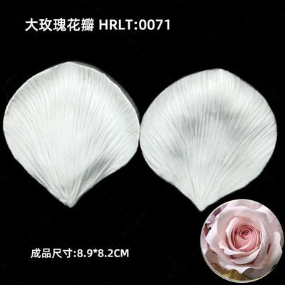 3D Silicone Molds for Leaf and Petal Decorations