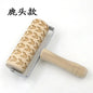 Christmas Reindeer Printed Wooden Rolling Pin with Laser Engraving
