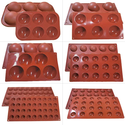 Sanjin 6-Cavity Silicone Mold for DIY Chocolate & Candy - Lunqara 