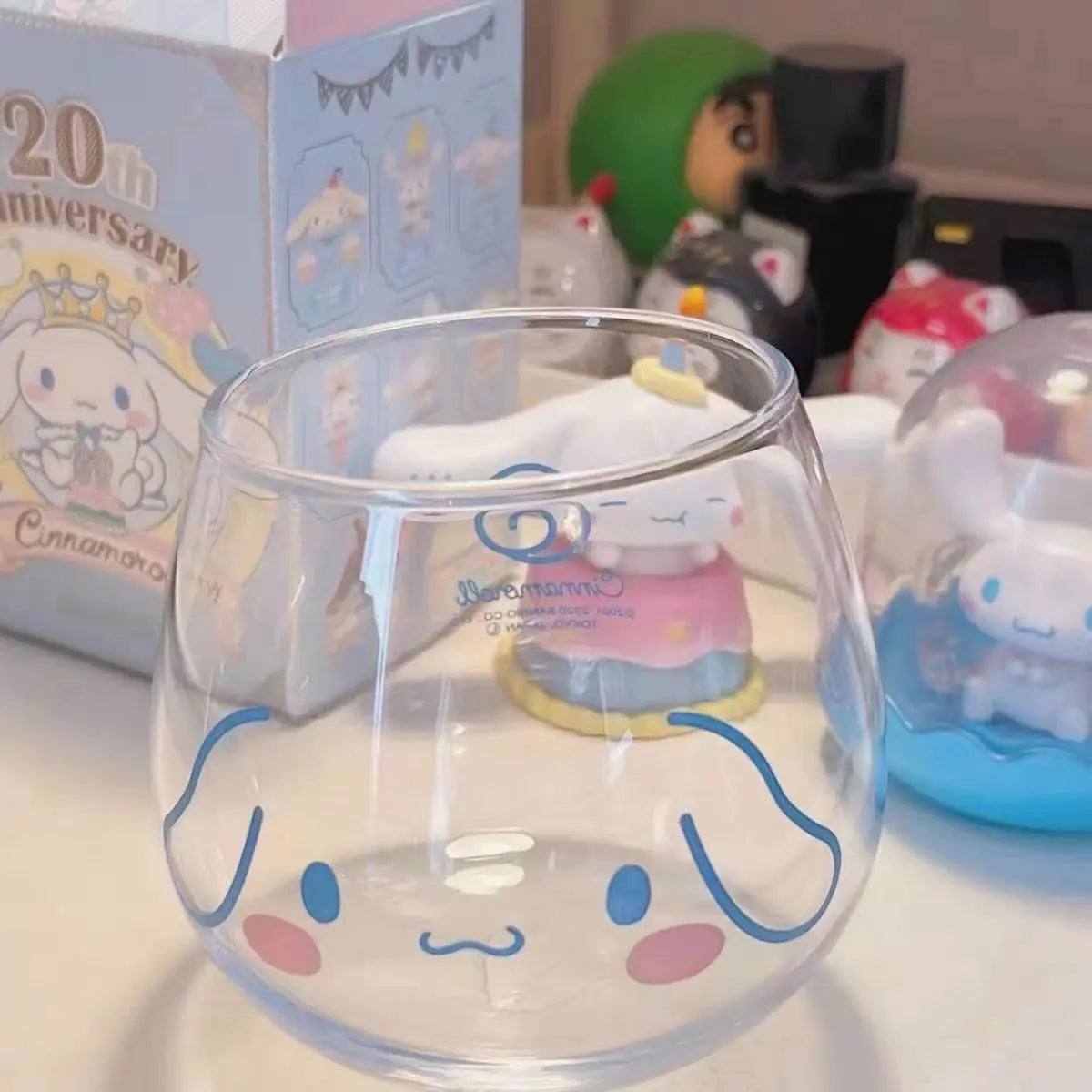 Cute Cartoon Large Belly Cup for Drinks and Juice - Lunqara 