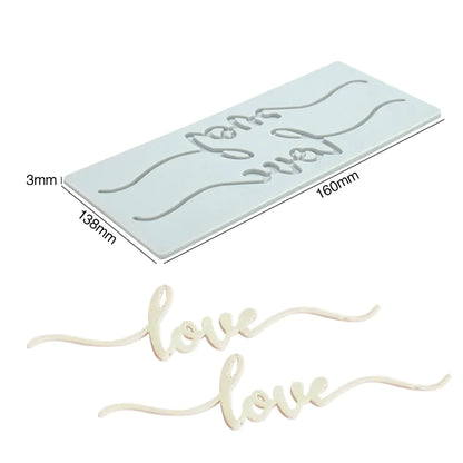 Silicone Mold for Petal Leaf Geometric Baking Decor - Lunqara 