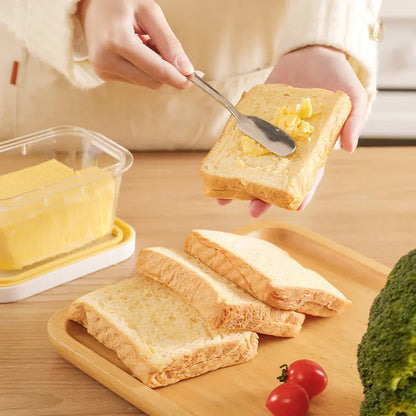 Japanese Butter Cutting and Storage Box with Lid - Lunqara 
