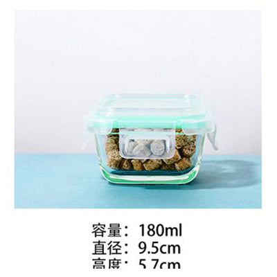 High Borosilicate Glass Food Storage Box for Steaming