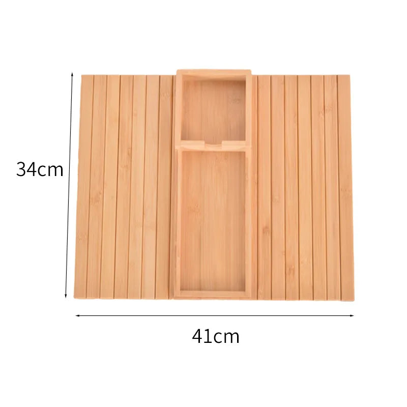 Bamboo Sofa Arm Rest Tray - Lunqara 