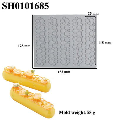 Silicone Leaf-Shaped Platter Molds for Desserts - Lunqara 
